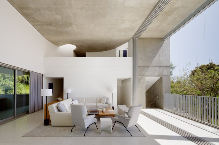 Interior real estate photography of a living space, California listing