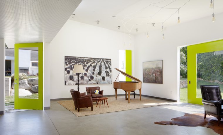 Natural light interior photograph of a residential property