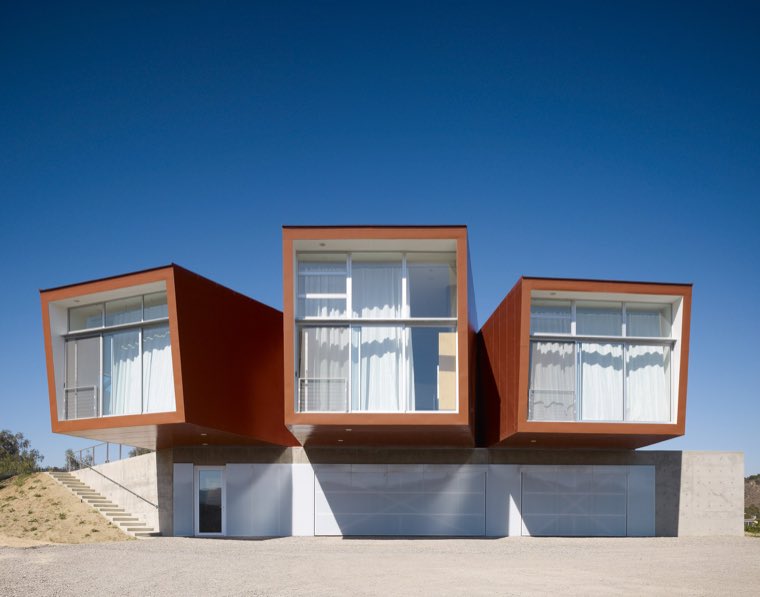 Exterior real estate photography of a California property