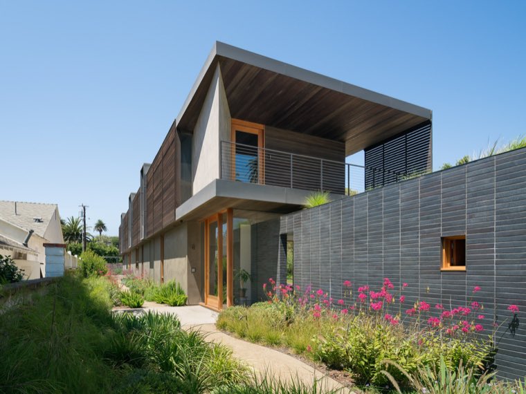 Curb appeal exterior photograph of a California home