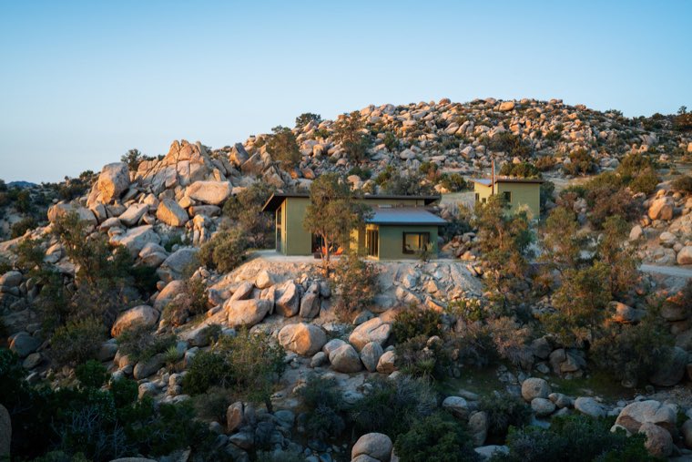 Exterior real estate photography of a California property