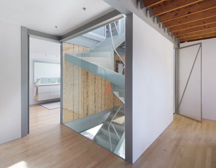 Natural light interior photograph of a residential property
