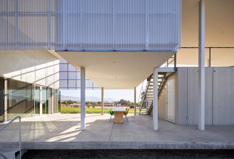 Exterior real estate photography of a California property