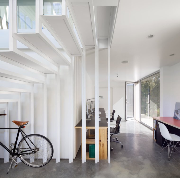 Wide angle interior real estate photo with balanced window exposure